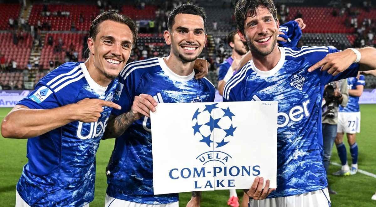 Como in Champions: Da Cunha festeggia fino all'alba