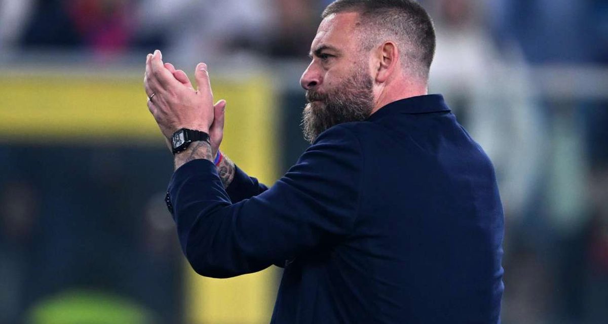 De Rossi in lacrime dopo Como-Genoa: la gioia per l'Ostiamare