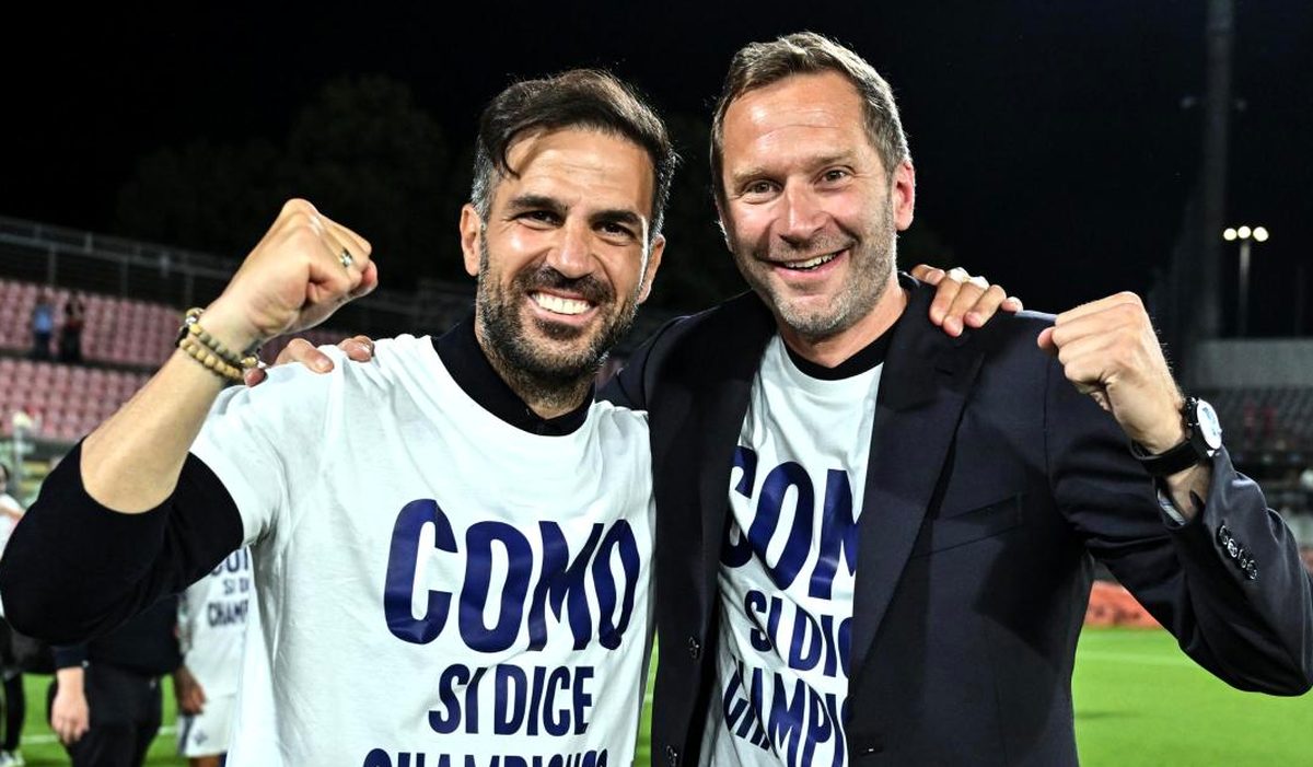 Fabregas resta al Como: futuro in Serie A confermato