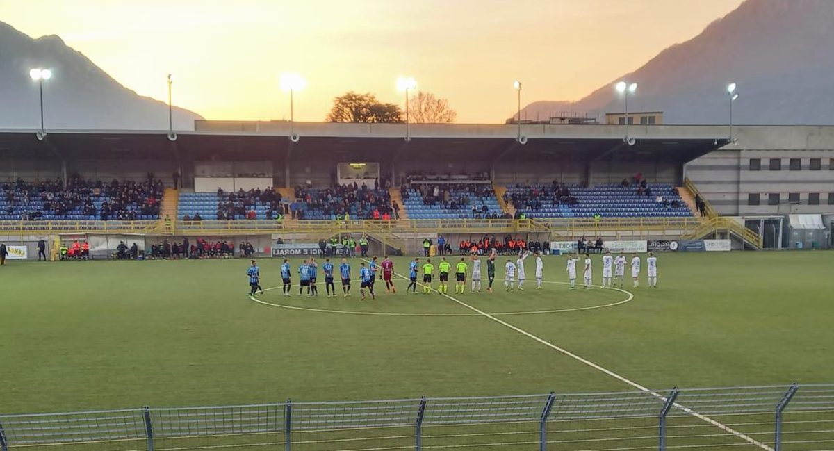 Lecco-Lumezzane rinviata: nubifragio al Rigamonti