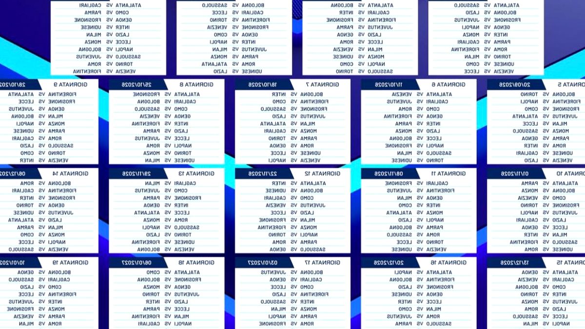 Serie A 2026-27: il calendario è ufficiale
